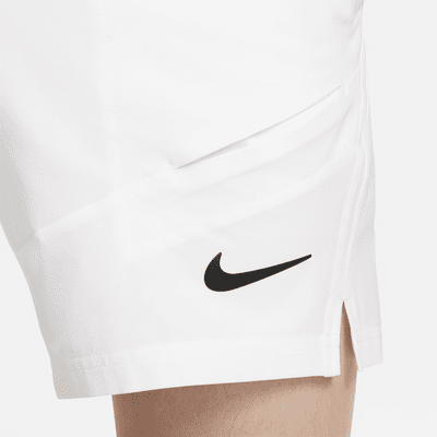 กางเกงเทนนิสขาสั้น 7 นิ้วผู้ชาย Dri-FIT NikeCourt Advantage