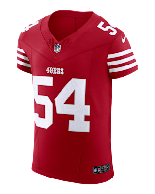 Мужские джерси Fred Warner San Francisco 49ers Nike Dri-FIT NFL Elite Jersey