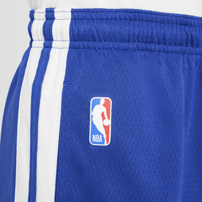 Golden State Warriors 2023/24 Icon Edition Older Kids' (Boys') Nike NBA Swingman Shorts