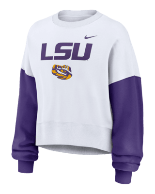 Женские  LSU Tigers Primetime Nike College Pullover Crew