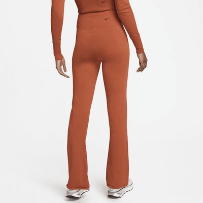 Pantalon évasé taille haute Nike Sportswear Chill Knit pour femme