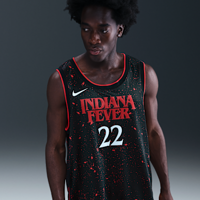 Caitlin Clark Indiana Fever x Stranger Things 2025 Rebel Edition Women’s Nike Dri-FIT WNBA Victory Jersey