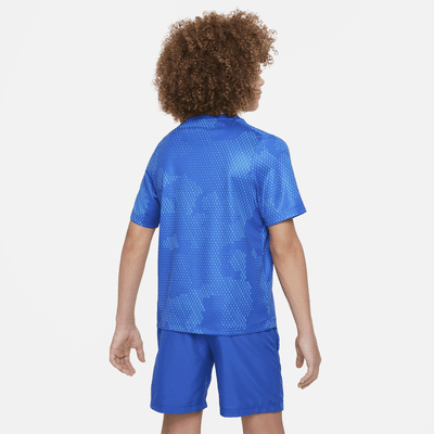 Playera de manga corta Dri-FIT para niños talla grande Nike Multi