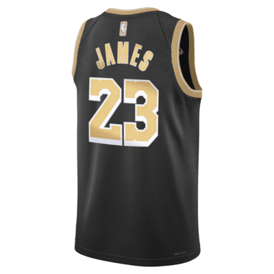 Ανδρική φανέλα Nike Dri-FIT NBA Swingman LeBron James Λος Άντζελες Λέικερς 2024 Select Series