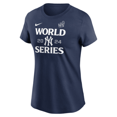 New York Yankees 2024 World Series Authentic Collection Women's Nike MLB T-Shirt