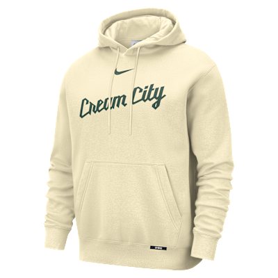 Milwaukee Bucks City Edition Men's Nike Basketball Club Pull-Over Hoodie