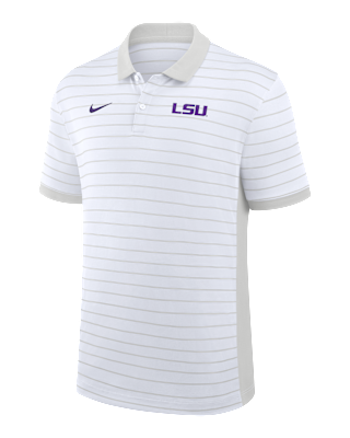 Мужские  LSU Sideline Victory Stripe Nike Dri-FIT College Polo