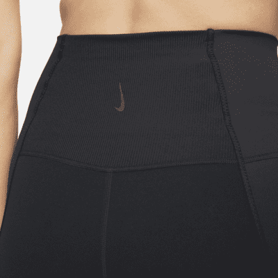 Leggings de tiro alto 7/8 brillo mate para mujer Nike Yoga Luxe