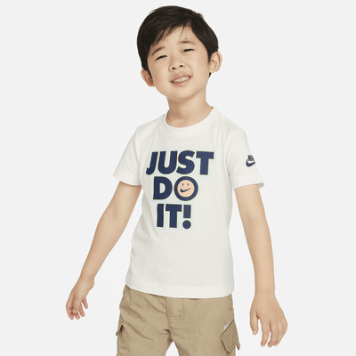 Playera estampada infantil Nike Smiley