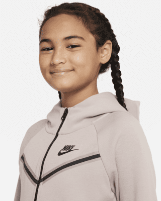 Onafhankelijkheid mooi zo Blazen Nike Sportswear Tech Fleece Windrunner Big Kids' (Girls') Full-Zip Hoodie  (Extended Size). Nike.com