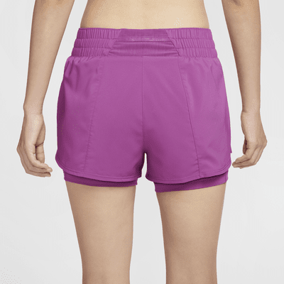 Nike Dri-FIT One Women's Mid-Rise 8cm (approx.) 2-in-1 Shorts