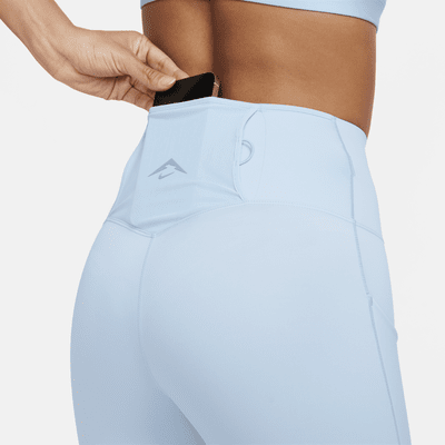 Nike Trail Go Leggings de 7/8 de sujeción firme con bolsillos - Mujer