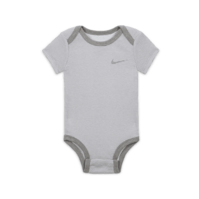 Nike Baby Essentials Baby (0–9M) 3-Pack Bodysuits