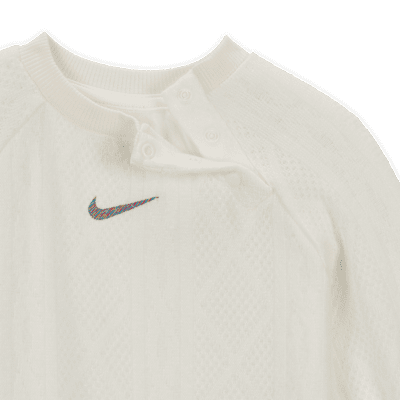 Nike ReadySet Baby (0-9M) Cable Knit Coverall