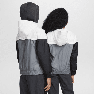 Bunda Repel Nike Sportswear Windrunner s kapucí pro větší děti