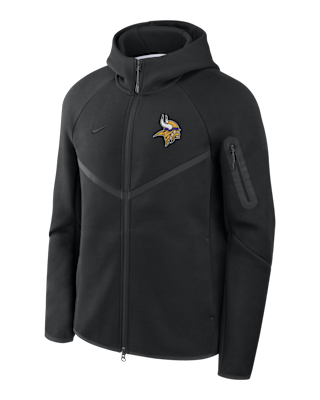Мужская куртка Minnesota Vikings Tech Fleece Windrunner Nike NFL Full-Zip Hooded для бега