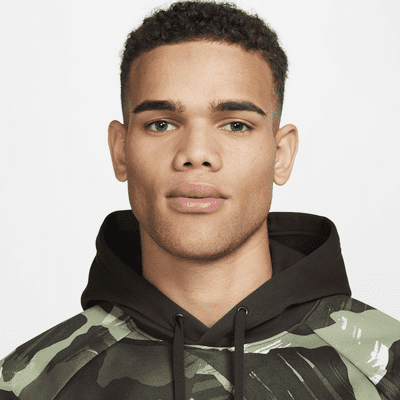 Nike Therma-FIT Fitness-Hoodie mit durchgehendem Camo-Muster für Herren