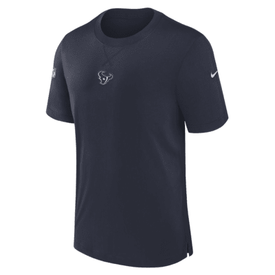 Men's Nike Navy Houston Texans Sideline Performance Long Sleeve T-Shirt Size: Medium