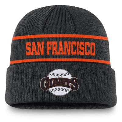 Gorro con dobladillo Nike de la MLB para hombre San Francisco Giants Rewind Terra