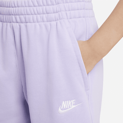 Nike Sportswear Club Fleece Older Kids' (Girls') 13cm (approx.) French Terry Shorts