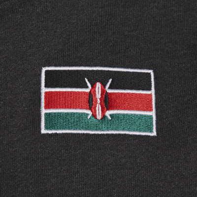 Team Kenya Solo Swoosh Nike hoodie met rits over de hele lengte voor heren