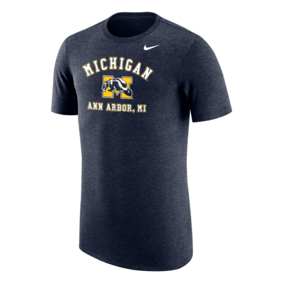 Playera universitaria Nike para hombre de Michigan. Nike.com