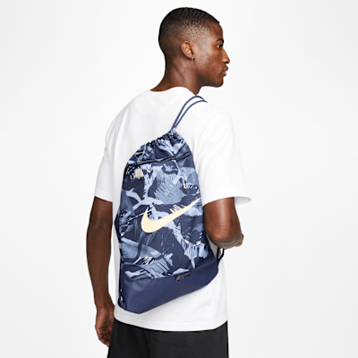 Nike Brasilia Printed Drawstring Bag (18L)