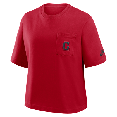 Georgia Legacy Pocket Boxy Women's Nike College T-Shirt