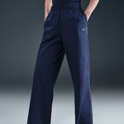Nike Sportswear Chill Poplin Women's High-Waisted Loose Open-Hem Trousers