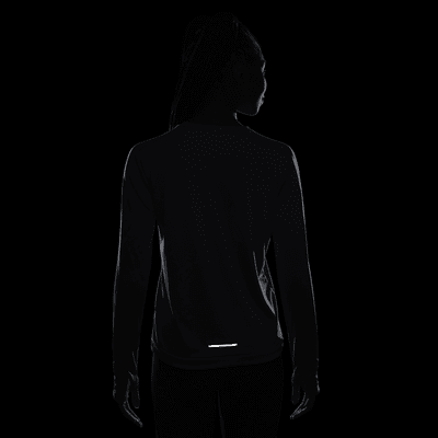 Nike Dri-FIT Hardlooptop met ronde hals voor dames