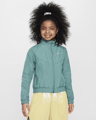 Подростковая куртка Nike Sportswear Windrunner Big Kids' (Girls') Loose для бега