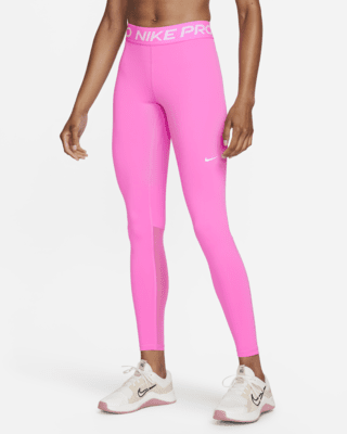Женские тайтсы Nike Pro Mid-Rise Mesh-Paneled Leggings