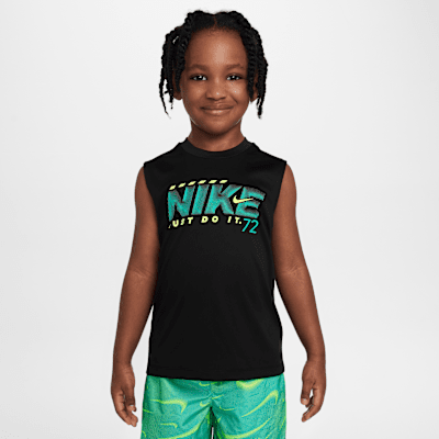 Conjunto de shorts de 2 piezas con estampado Rhythm para niños talla pequeña Nike Dri-FIT