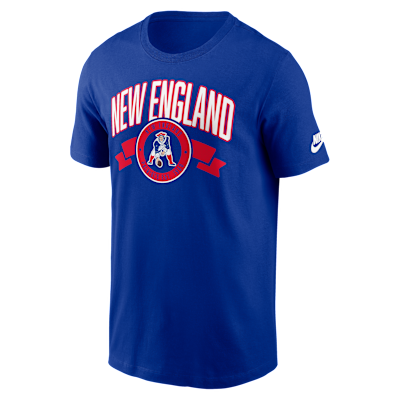 Playera Nike de la NFL para hombre New England Patriots Rewind Front And Back Hit Essential