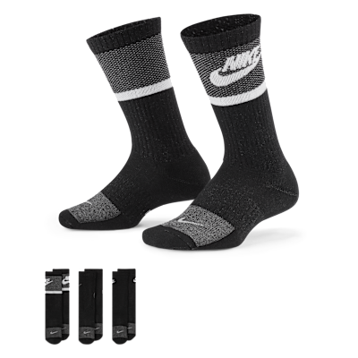Calcetas con amortiguación para niños Nike Everyday (3 pares). Nike MX