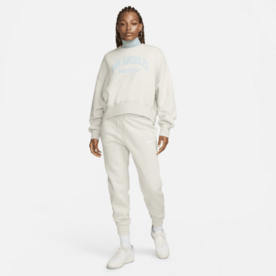 Nike Sportswear Phoenix Fleece Women's Over-Oversized Crew-Neck Graphic Sweatshirt