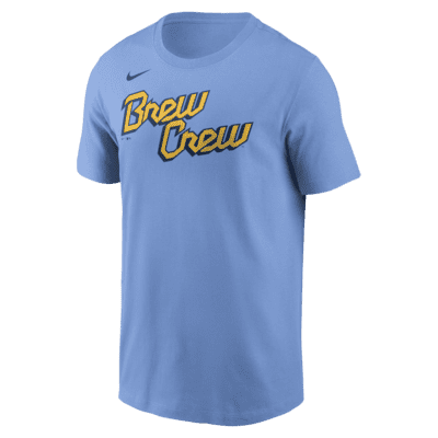 MLB Milwaukee Brewers City Connect (Christian Yelich) Men's T-Shirt. Nike .com
