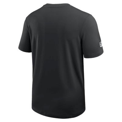 Playera Nike Dri-FIT de la NFL para hombre Las Vegas Raiders Sideline Coach