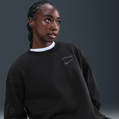 Tottenham Hotspur Phoenix Fleece Women's Nike Football Oversized Crew-Neck Sweatshirt