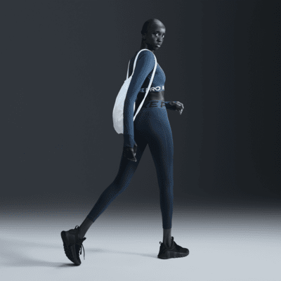 Haut court à manches longues Dri-FIT Nike Pro pour femme