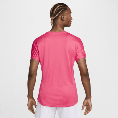 Kortærmet Rafa Challenger Nike Dri-FIT-tennisoverdel til mænd