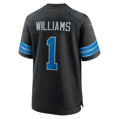Jersey Nike de la NFL Game para hombre Jameson Williams Detroit Lions