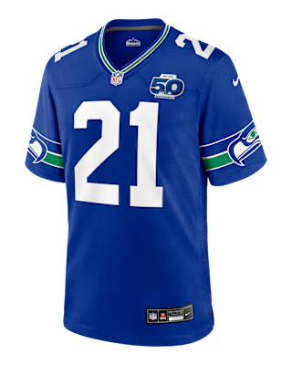 Мужские джерси Devon Witherspoon Seattle Seahawks 50th Anniversary Nike NFL Game Jersey