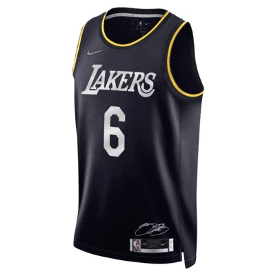 LeBron James Lakers Nike Dri-FIT NBA-jersey voor heren. Nike NL