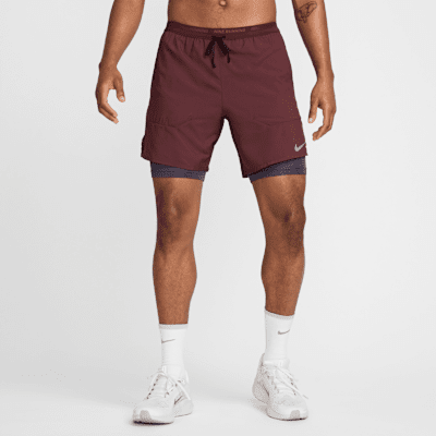 Shorts de running 2 en 1 Dri-FIT de 18 cm para hombre Nike Stride