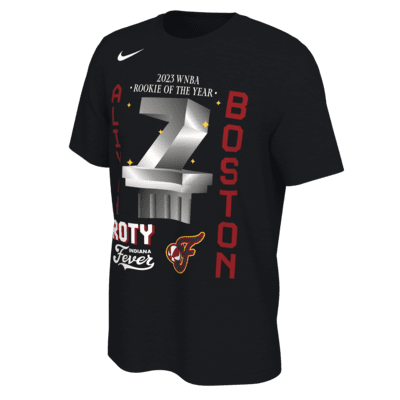 Aliyah Boston Indiana Fever ROTY Men's Nike WNBA T-Shirt