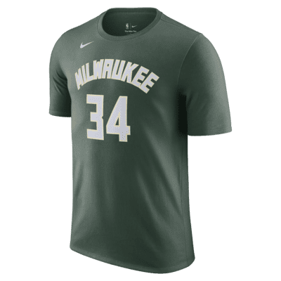 T-shirt NBA Nike Milwaukee Bucks para homem