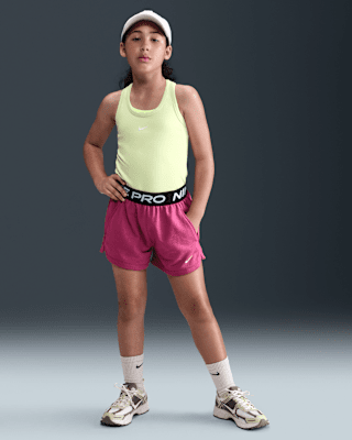 Детские шорты Nike Pro Fleece Big Kids' (Girls') Dri-FIT Shorts
