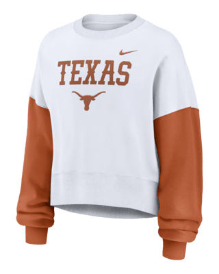 Женские  Texas Longhorns Primetime Nike College Pullover Crew