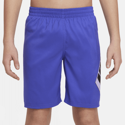 Shorts de voleibol de 18 cm para niño talla grande